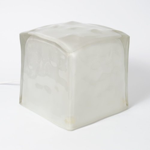 Glass Ice Cube Table Lamp From Ikea 1990s For Sale At Pamono