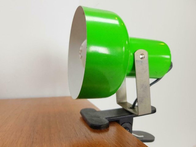 Vintage Green Metal Spot Clamp Desk Lamp 1960s For Sale At Pamono
