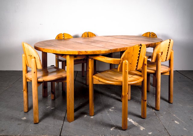 70s Style Dining Table And Chairs Flash, 70s Dining Table And Chairs