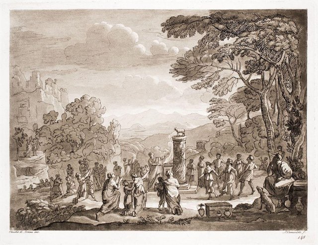 Liber Veritatis Original B W Radierung Nach Claude Lorrain 1815 1815 Bei Pamono Kaufen