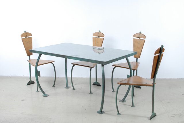 Meubles De Poupée GLADYS DELAVENNAT - Salon Et Salle à Manger Avec Ustensiles - Vintage 1982