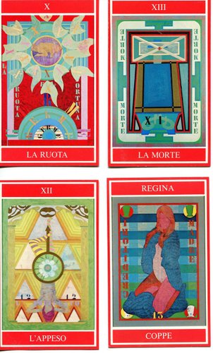 Tarot of Andrea Picini アンドレア・ピチー二  サイン入り Tarots - The Complete 78 - Card Tarot de Andrea Picini 1979