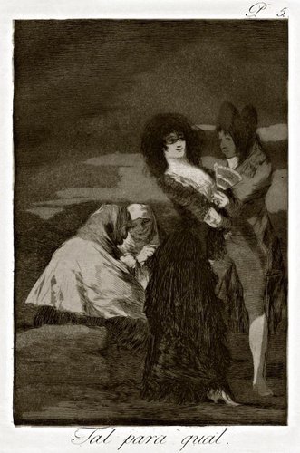 GOYA I & II 二巻セット Tal Para Qual - Origina Etching by Francisco Goya - 1868 1868 for