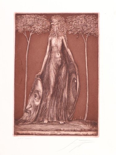 Flora Okuli Original Radierung Von Ernst Fuchs Spates 20 Jahrhundert Spates 20 Jahrhundert Bei Pamono Kaufen