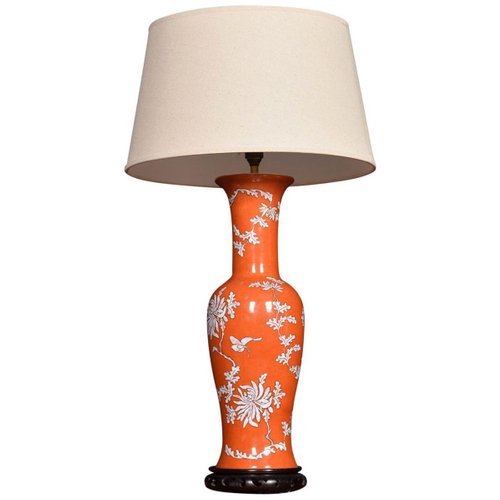 Chinese Baer Form Porcelain Lamp, Chinese Porcelain Lamps Uk