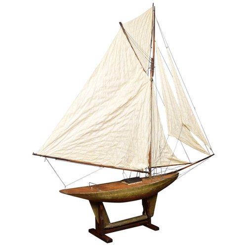 Large Pond Yacht 1910s For Sale At Pamono