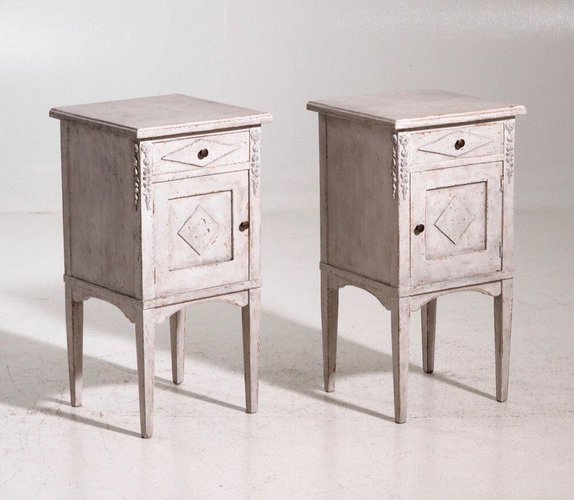 19th Century Swedish Nightstands Set Of 2 For Sale At Pamono