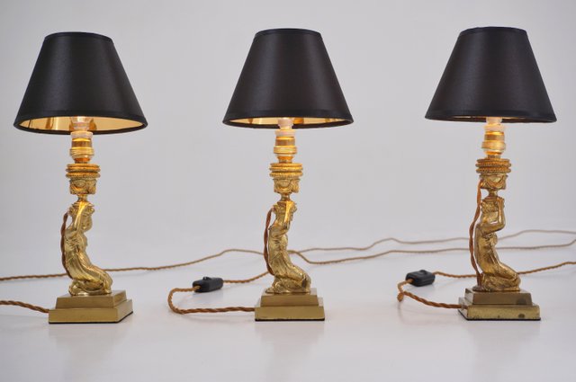 vintage bronze table lamps