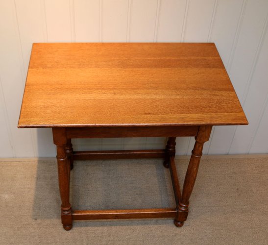 light oak side table