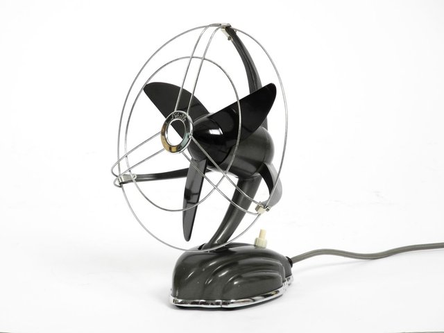german libelle streamline table and wall fan from schoeller co 1950s