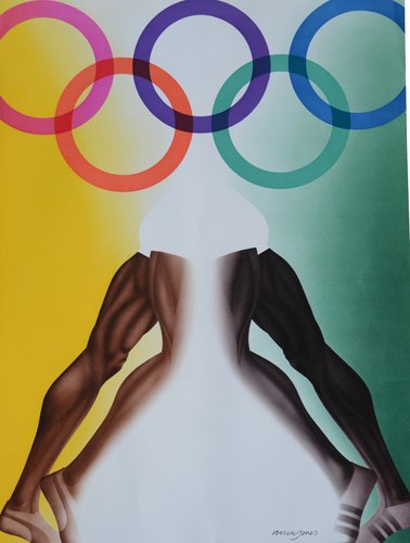 Olympic Games Poster by Allen Jones for Edition Olympia 1972 GmbH
