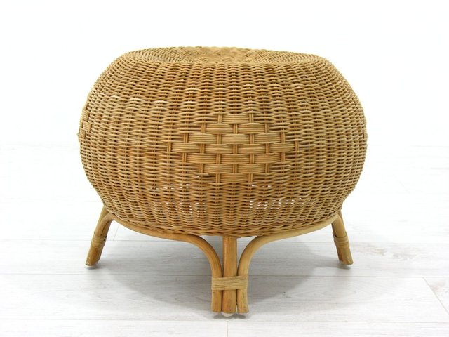 Rattan Hocker, 1980er bei Pamono kaufen