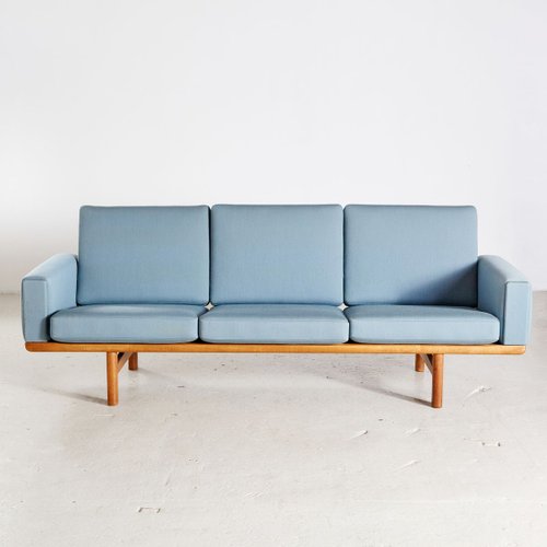 Model Ge 236 3 Vintage Sofa By Hans J Wegner For Getama 1950s At Pamono Model Ge 236 3 Vintage Sofa By Hans J, Hans Wegner Sofa Ge 236