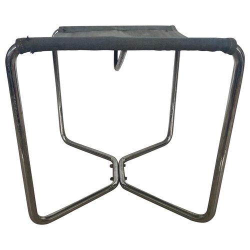 bauhaus chrome b8 stool by marcel breuer for thonet 1929