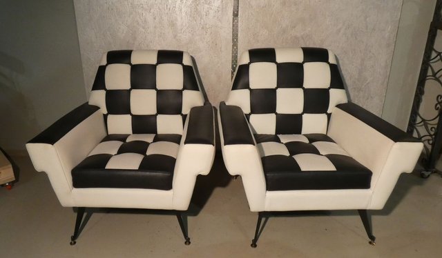 Optical Lounge Chairs 1960s Set Of 2 For Sale At Pamono