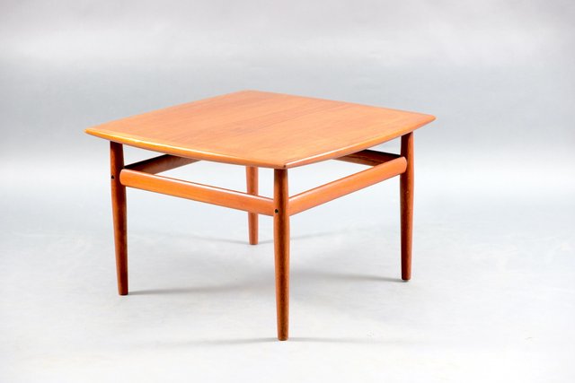 Vintage Danish Square Teak Coffee Table 1960s For At Pamono - Vintage Scandinavian Coffee Table