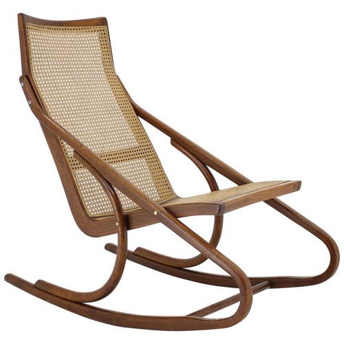 Bentwood wicker online rocking chair