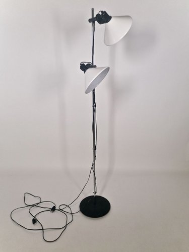 Chrome Floor Lamp With 2 Multi, Multi Directional Floor Lamp