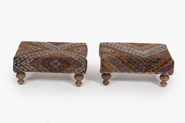 Footstools Turkish Footstools from Vintage Pillow Store Contemporary, Set of 2 for  sale at Pamono