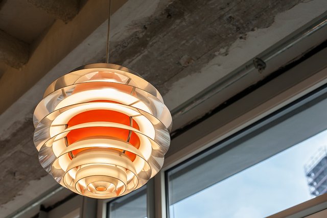 Kontrastlampe von Poul Henningsen für Louis Poulsen, 1970er
