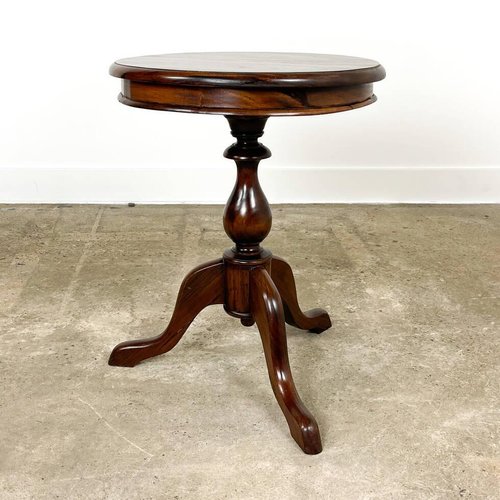 Small Round Antique Side Table Bei, Round Antique Table