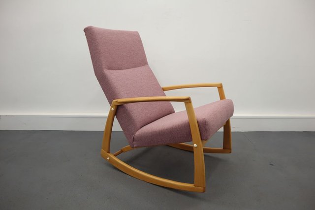 Mid-Century Danish Rocking Chair for sale at Pamono