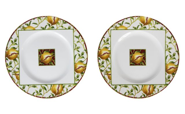 Italian Porcelain Plates from Richard Ginori, Set of 2 for