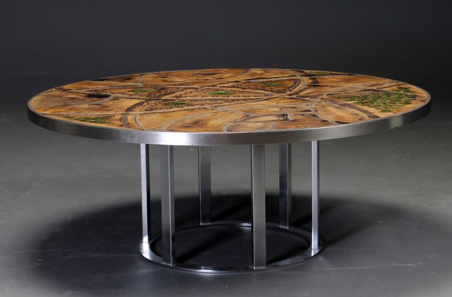 Circular Coffee Table By Lilly Just Lichtenberg For At Pamono - Gray Wood Circle Coffee Table Circular Coffee Table By Lilly Just Lichtenberg For At Pamono - Gray Wood Circle Coffee Table