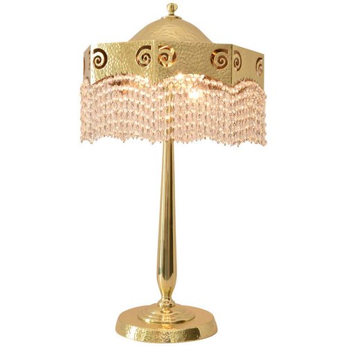 Hammered Jugendstil Table Lamp With, Original Table Lamps