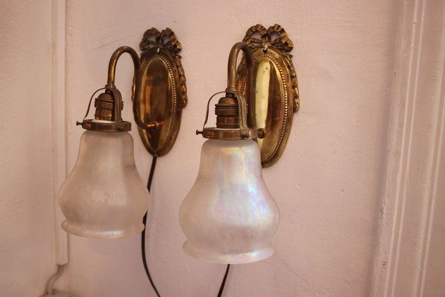 Antique Sconces, Set of 2 for sale at 