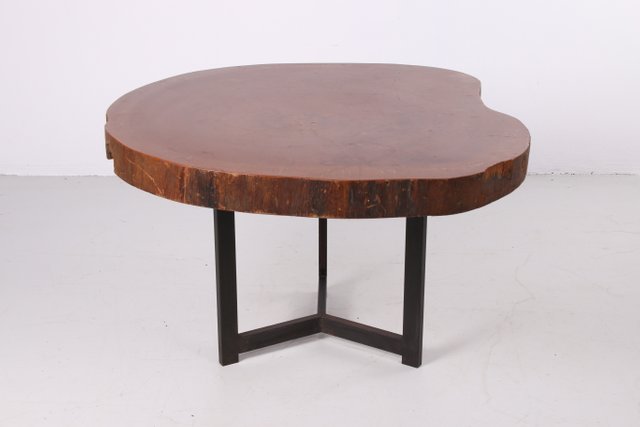 Vintage Tree Trunk Coffee Table With, Round Trunk Coffee Table