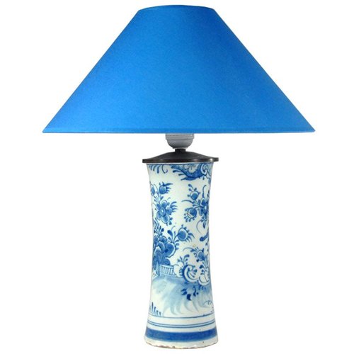 Antique Faience Table Lamp From Delft For At Pamono Antique Faience Table Lamp From Delft, Blue Willow Table Lamps