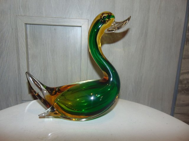 Murano Glass Swan 1970s For At Pamono - Murano Glass Swan Murano Glass Swan 1970s For At Pamono - Murano Glass Swan