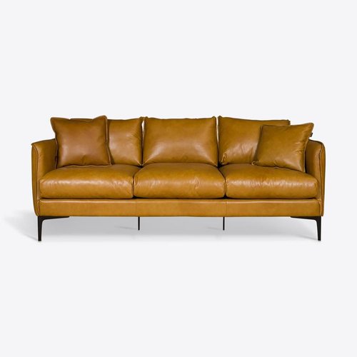 Tan Leather Sofa For At Pamono, Soft Leather Couch