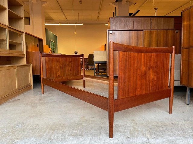 Mid Century Danish Teak Bed 1960s for sale at Pamono