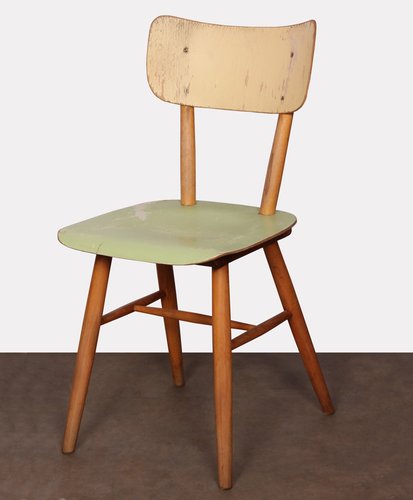 Czech Wooden Dining Chair From Ton, Retro Wooden Dining Chairs