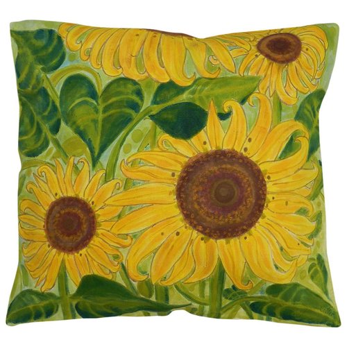 sunflower pillow