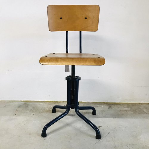 antique blue chair