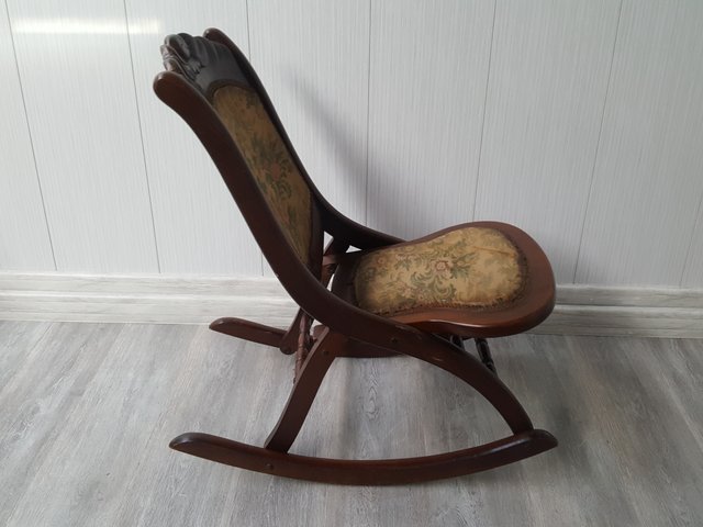Vintage Folding Rocking Chair For Sale At Pamono