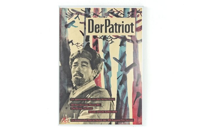 Vintage Movie Poster Der Patriot Korea 1960s For Sale At Pamono