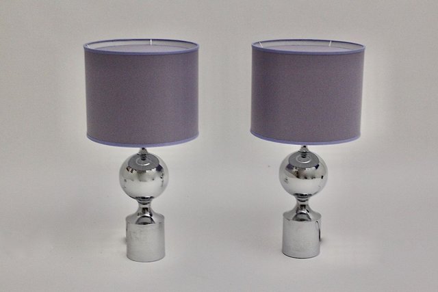 Lavender Chintz Shades 1960s, Purple Floor Lamps Next Day Delivery