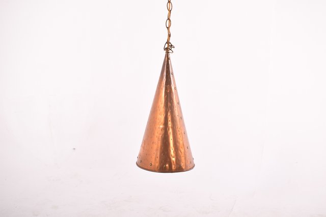 Hand-Hammered Copper Pendant Lamp 