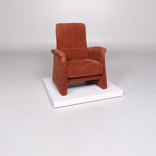 rust armchair