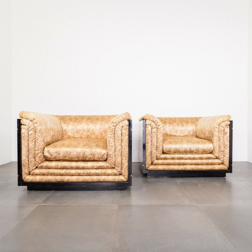 Mid Century Lounge Chairs by Pierre Cardin 1970s Set of 2 for sale at Pamono