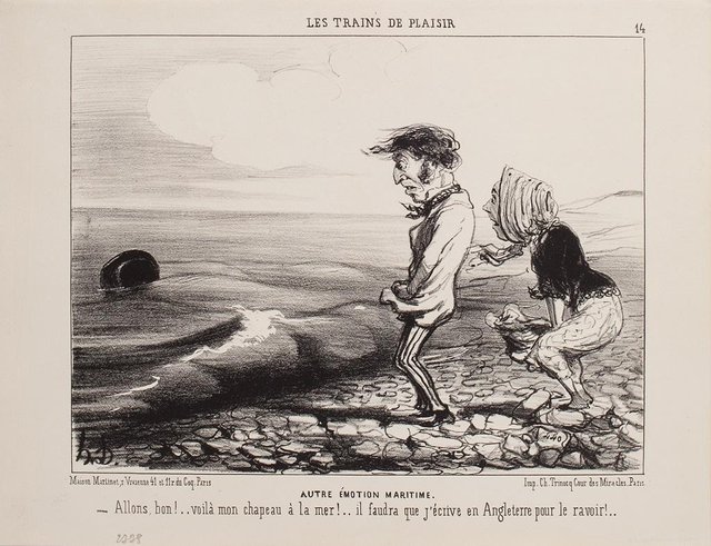 Lithographie Originale Honoré Daumier - Série 'Actualités' - 1852 - Moines De Paris