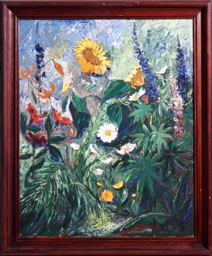 Expressionist Painting in the style of Emil Nolde, 20th-Century