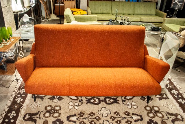 Retro 2024 orange sofa