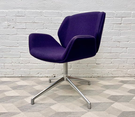 Vintage Purple Swivel Kruze Chair From, Purple Swivel Desk Chair