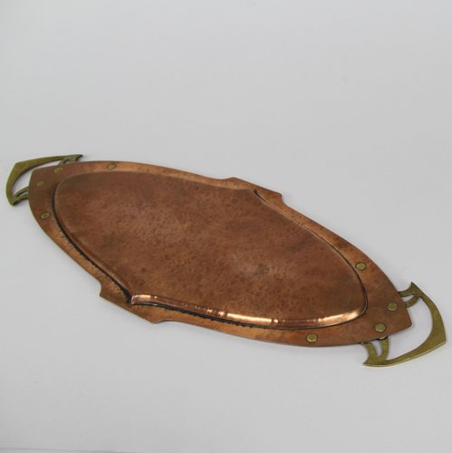 Plateau Ancien En Bronze Ouvré - Pièce Décorative ALE ET COMMERCE