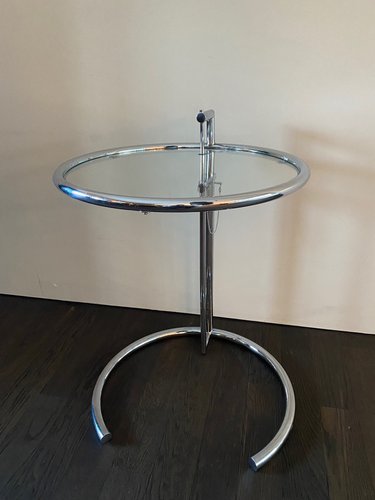 Adjustable E1027 Side Table By Eileen Gray 1940s For Sale At Pamono
